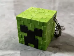 Multi-part, Multi-color Creeper Charm - Free 3D Print Model