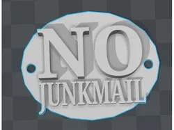 No Junkmail Sign