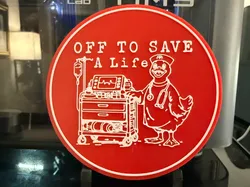 OFF TO SAVE A LIFE - NURSE DUCK - Free 3D Print Model