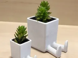 Succulent Planter / Legged Planter - Free 3D Print Model