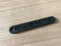 Audi Quattro Keychain