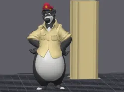 Baloo from Talespin - 5 color - Free 3D Print Model
