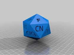 Cation and Anion Dice