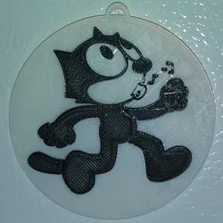 Felix the Cat - Whistling, Magnet & Ornament / IEC3D