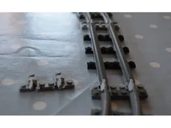 Lego Compatible Narrow Gauge Track Adapter