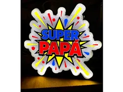 ligthbox super papa - Free 3D Print Model