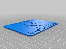 Biohazard Schild / Biohazard Plate