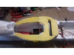 Bixler 3 Wing Support with servo connctions