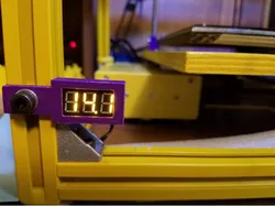 Digital Voltage Meter Holder for Hypercube and other 2020 frames