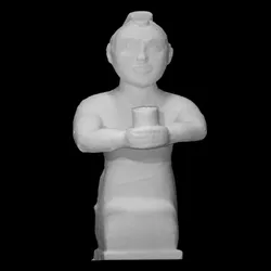 Kneeling torch bearer