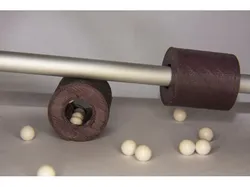 Linear bearing with 6mm airsoft bbs  for 8mm rod