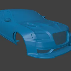 RC BODY 2021 300c HELLCAT CHRYSLER SRT WIDEBODY 1/10 3D PRINT STL