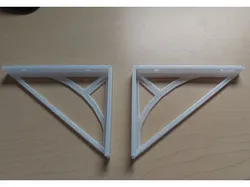 Reinforced 6in/152mm simple shelf bracket