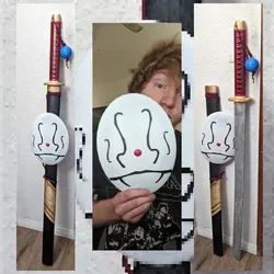 Rimuru Tempest Sword, Sheath, Mask Cosplay