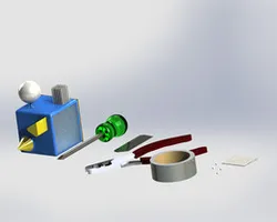 robot gripper test object