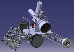 Robot Marcheur (Cervomarcheur) Walking robot