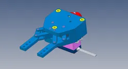 Robot Parallel Gripper with servo