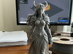 warrior woman - Free 3D Print Model