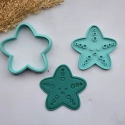 3D Print Starfish Cookie Cutter - Ocean Marine Life Kitchen Baking Tool STL