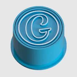 Ejector for brigadeiros and sweets - Letter G