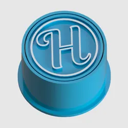 Ejector for brigadeiros and sweets - Letter H