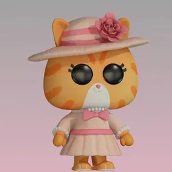 Fancy lady cat