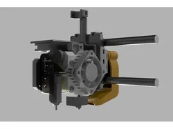 HyperCube Titan Aero Mount With Separate BLTouch Mount