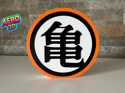 Kanji Muten Roshi DECORATION LOGO - Free 3D Print Model
