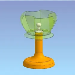 Lamp for home decor 3D STL files Printing