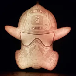 LED Light-Up Volunteer Firefighter Tribute