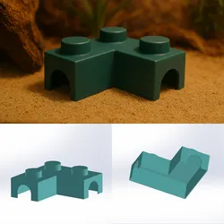 LEGO-Style Corner Brick Hideout