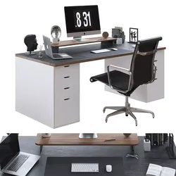 Office Furniture - Set 2 3D model