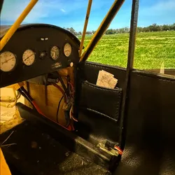 Piper j3 cub intrument panel