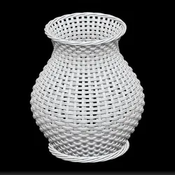 Rattan Pot - Woven Rattan Pot - Rattan Plant Pot - Boho Decor - Natural Design