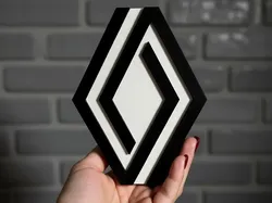 RENAULT LOGO - Free 3D Print Model