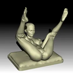 Vale. Realistic nude female figurine.