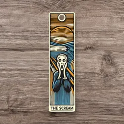 Bookmarks "The Scream" by Munch (Bookmark)