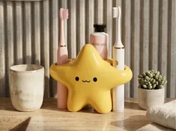 cute star toothbrush holder - Free 3D Print Model