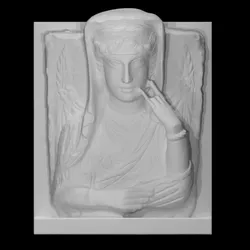 Portrait of a deceased woman