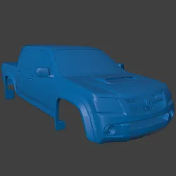 RC BODY 2008 COLORADO CREWCAB 1/10 3D PRINT STL