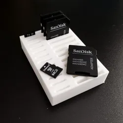 SD Card holder for SD and Micro-SD card type