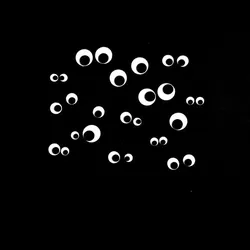 Set of googly eyes of different sizes