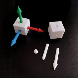 Triad Axis 3D Coordinate System XYZ