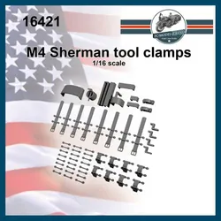 16421 USA WWII AFV tool clamps 1/16 scale