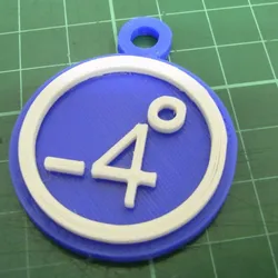 86Duino -4 degrees key ring
