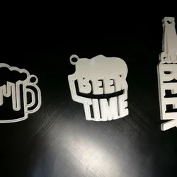 Beer keychains