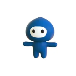Blue Guy Mascot