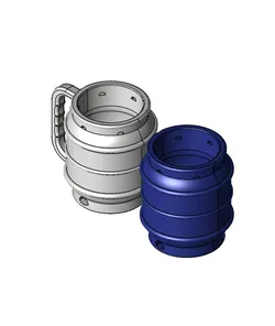 Can Keg! - 12oz Soda Pop Can Coozie with Handle