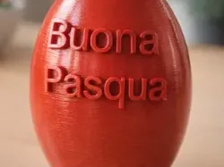 Easter egg - Egg with bunny ears - Free 3D Print Model