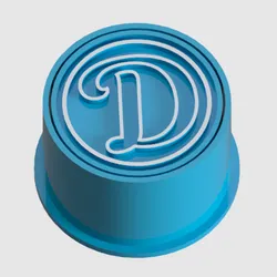 ejector for brigadeiros and sweets - letter D